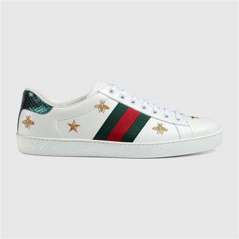 gucci ace embroidered low top sneaker sale|Gucci ace metallic snakeskin sneakers.